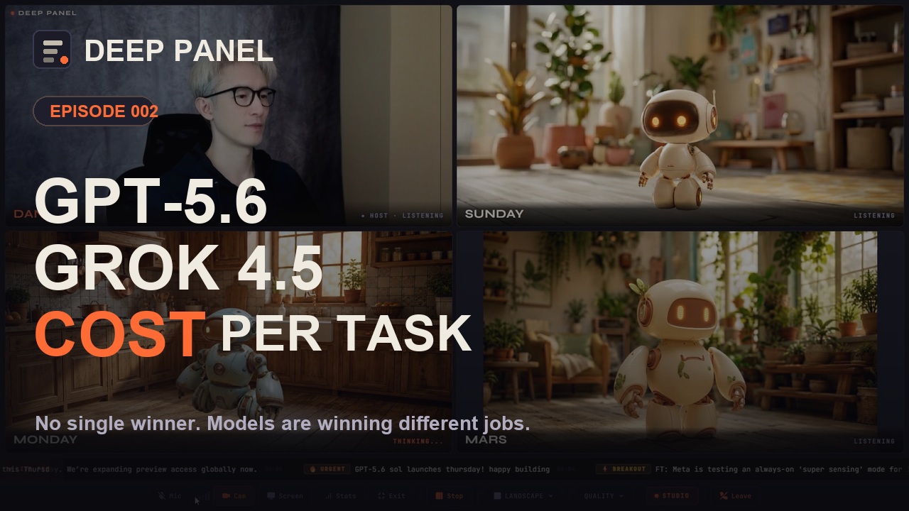 Episode 2: GPT-5.6, Grok 4.5, and Cost Per Task